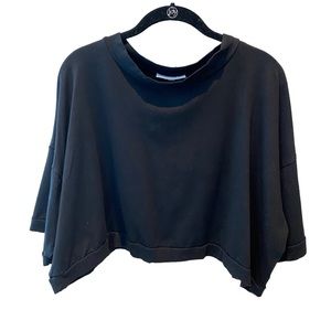 Bryn Walker Black Cropped Top
